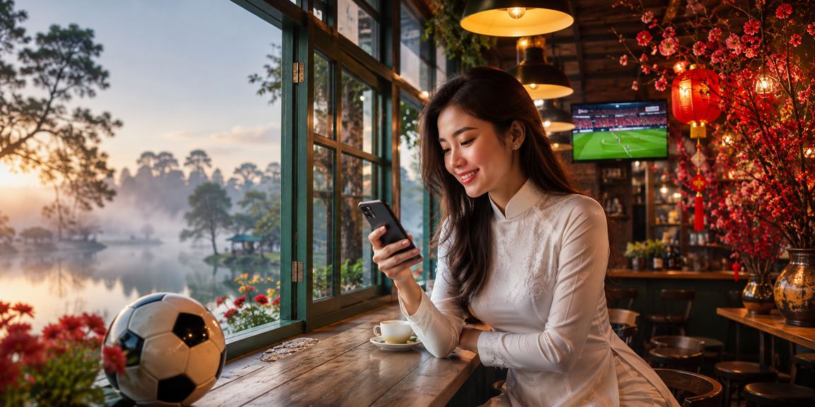 Khung cảnh người chơi cá cược thể thao tại Đà Lạt